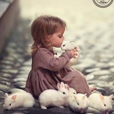 Схема вышивки «зайки»