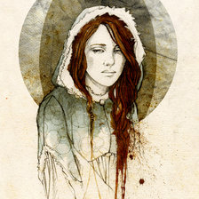 Схема вышивки «Алейна Стоун (Санса Старк)»