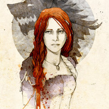 Схема вышивки «Санса Старк»