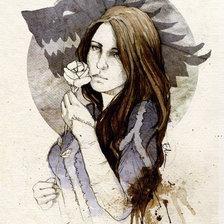 Схема вышивки «Лианна Старк»