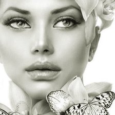 Схема вышивки «lady4»