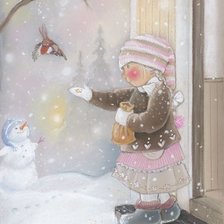 Схема вышивки «Зима»