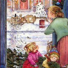 Схема вышивки «Новый год»