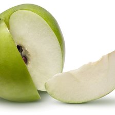 Схема вышивки «Яблоко с долькой»