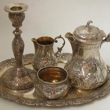 Схема вышивки «сервиз»