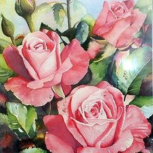 Схема вышивки «Розы»