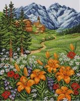 Схема вышивки «Долина»