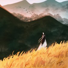 Схема вышивки «Неукротимый повелитель Чэньцин»