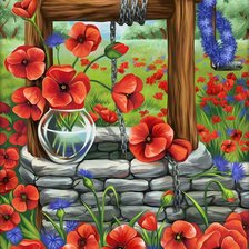 Схема вышивки «КОЛОДЕЦ»