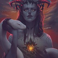 Схема вышивки «Лилит»