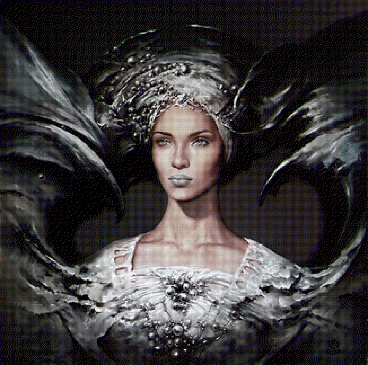 валькирия - валькирия, кароль бак, картина, девушка - предпросмотр