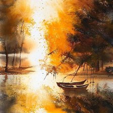 Схема вышивки «Тихий вечер»