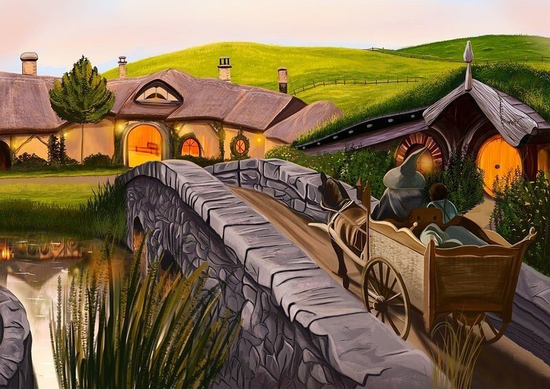 Шир - хоббит, гэндальф, шир - оригинал