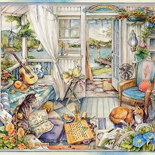 Схема вышивки «Laminas»