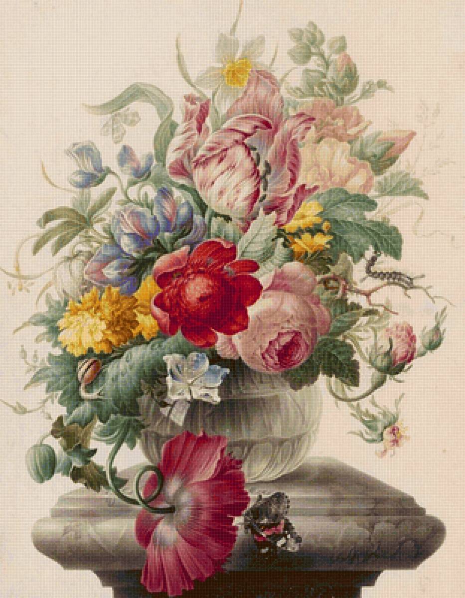 base con flores - naturaleza - предпросмотр