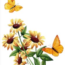 Схема вышивки «ramo amarillo»