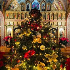 Схема вышивки «Храм»