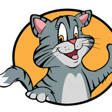 Схема вышивки «Кот»