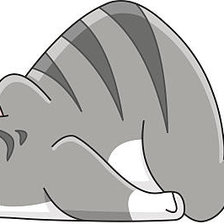 Схема вышивки «Спящий кот»