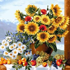 Схема вышивки «flori»