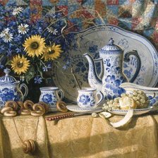 Схема вышивки «la cafea»