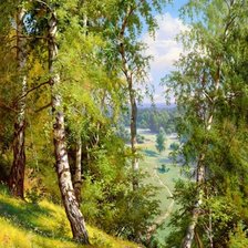 Схема вышивки «Берези Прищепа»