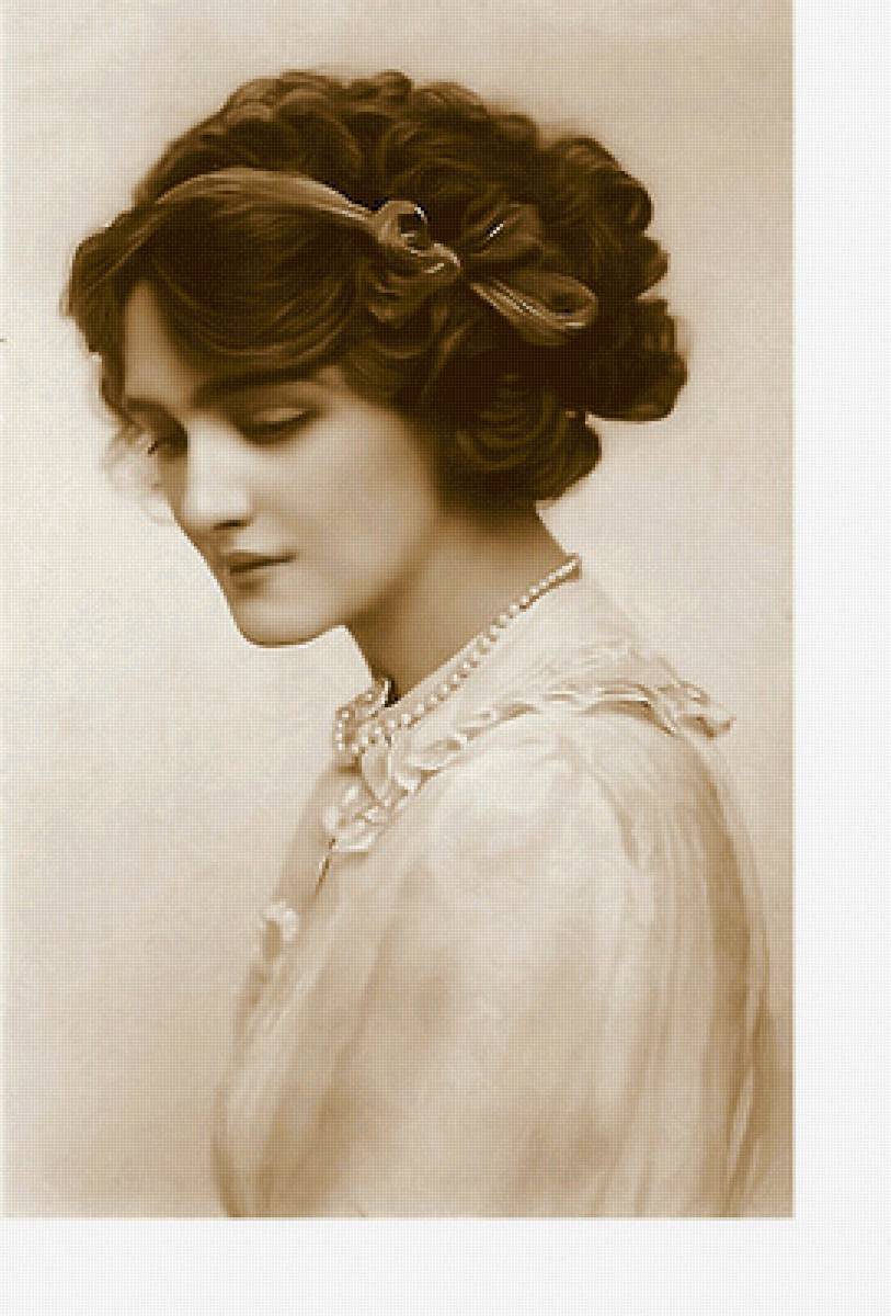 Серия "Ретро-портрет" - ретро, девушка, портрет - предпросмотр