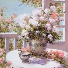 Схема вышивки «Утро»