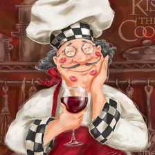 Схема вышивки «ПОВАР»