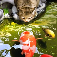 Схема вышивки «cazando»