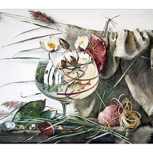 Схема вышивки «Рыбки.»