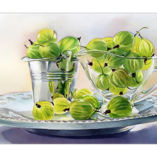 Схема вышивки «Крыжовничек.»