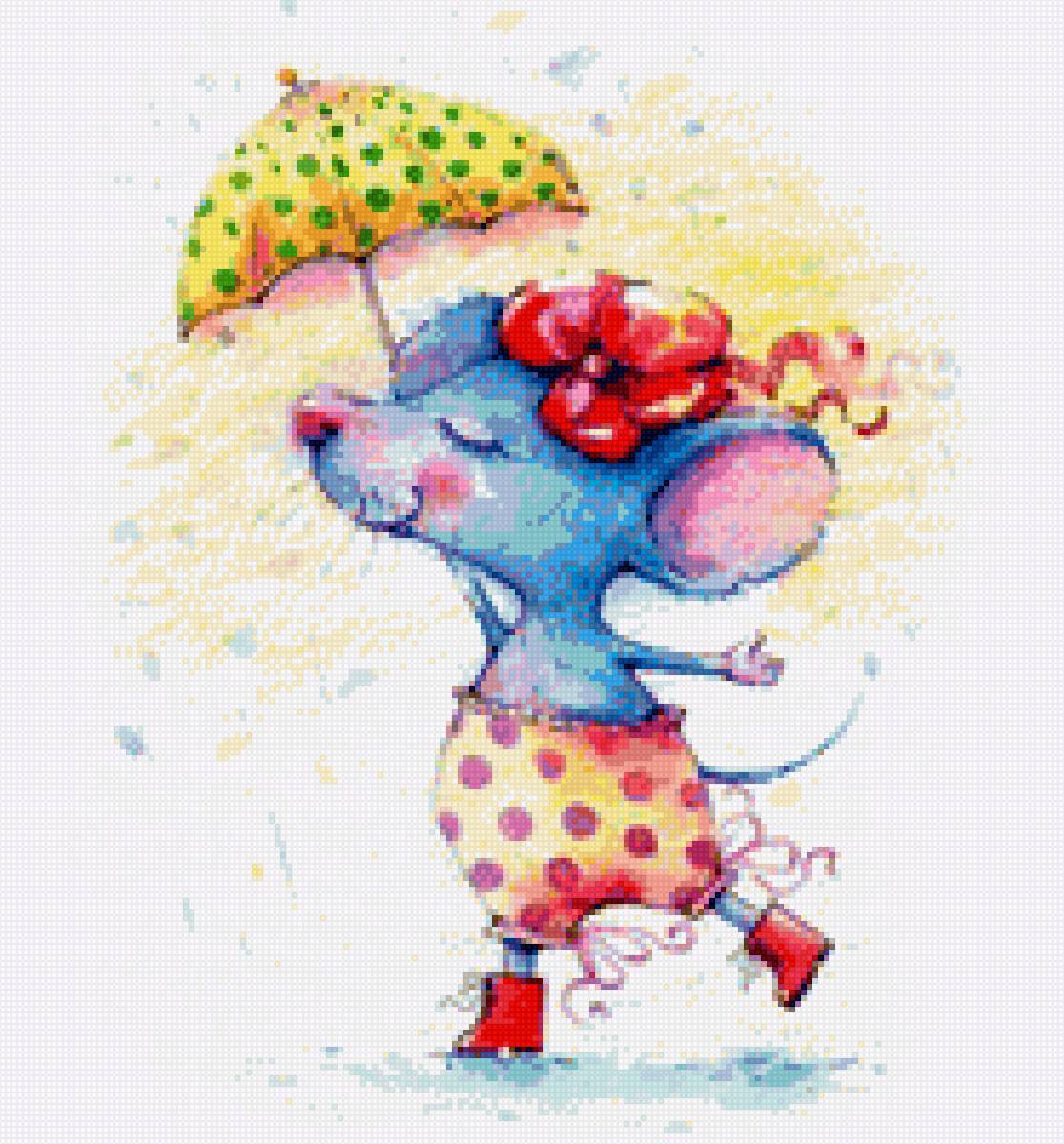 Мышка - животные - предпросмотр