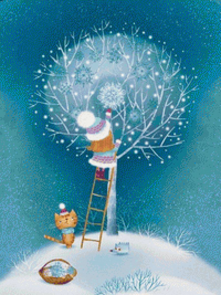 Зима - дети, люди - предпросмотр