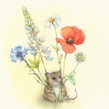 Схема вышивки «Полевка»