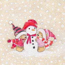 Схема вышивки «Зима»