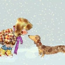 Схема вышивки «Зима»