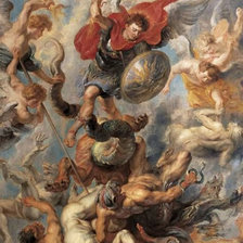 ПИТЕР ПАУЛЬ РУБЕНС. ПАДЕНИЕ МЯТЕЖНЫХ АНГЕЛОВ