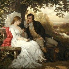 Схема вышивки «Двое»