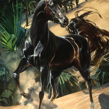 Схема вышивки «Скакун»