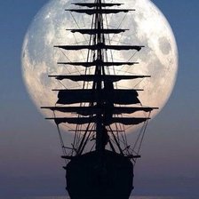 Схема вышивки «Корабль»