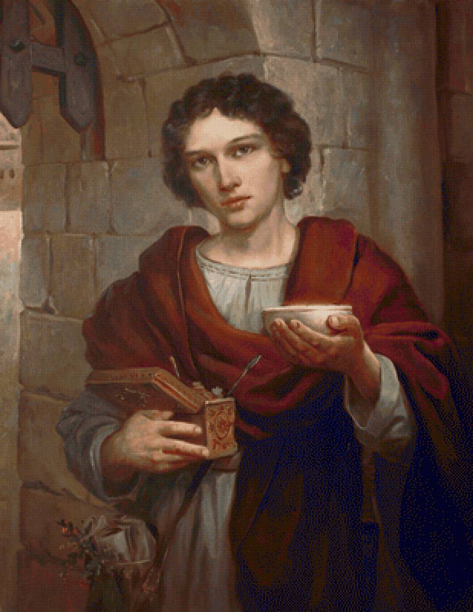 АНДРЕЙ ШИШКИН. ПАНТЕЛЕЙМОН-ЦЕЛИТЕЛЬ - картины, религия - предпросмотр