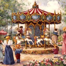 Схема вышивки «БАРБАРА МОК. ВОЛШЕБНАЯ КАРУСЕЛЬ»