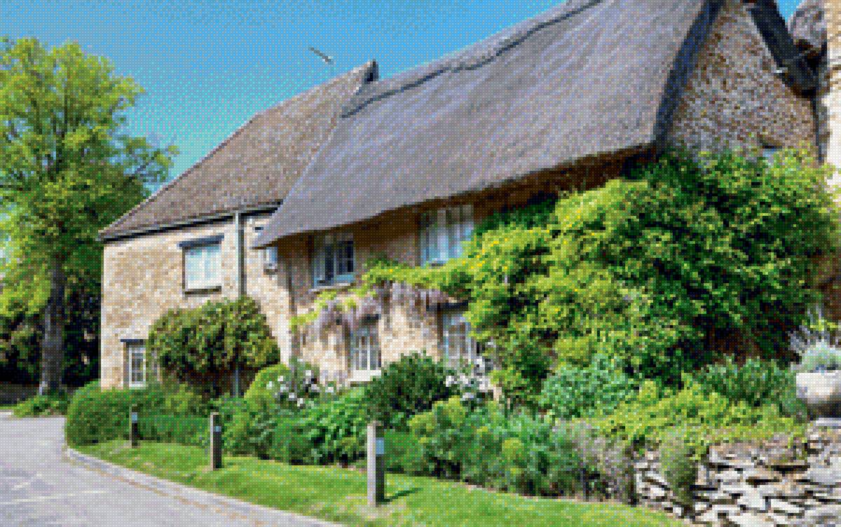 Оксфордшир Англия - дом, англия, оксфордшир, старая деревня - предпросмотр