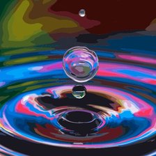 Схема вышивки «Капля»