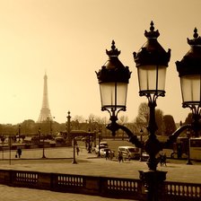 Схема вышивки «Площадь в Париже»