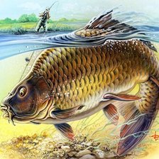 Схема вышивки «Peixe.»