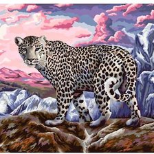 Схема вышивки «Leopardo.»