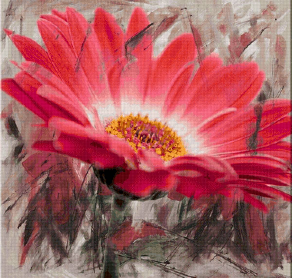Gerbera. - flores.pintura - предпросмотр
