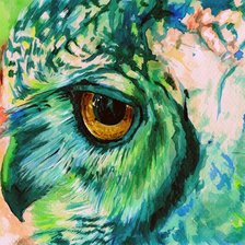 Схема вышивки «Сова»